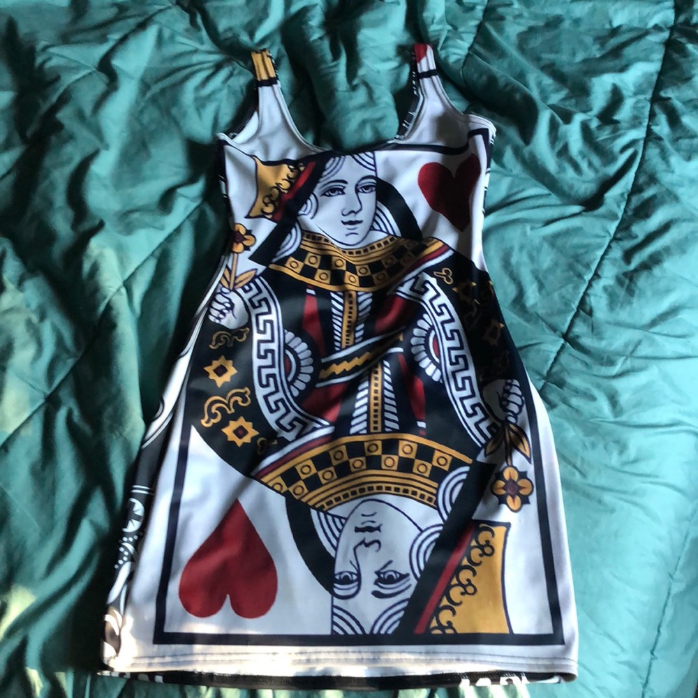BlackMilk queen of hearts dress size medium